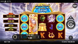 Amazing Link Zeus in Spin Casino
